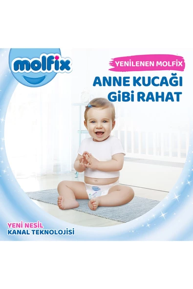 Molfix Bebek Bezi 4 Beden Maxi Avantajlı Paket 186 Adet - 3