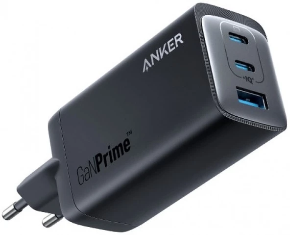 Anker 737 GaNPrime 120W USB-C Şarj Cihazı -iPhone / Android / Macbook Uyumlu GaN II - PPS Destekli Type-C Hızlı Şarj Adaptörü- A2148 (Anker Türkiye Garantili)