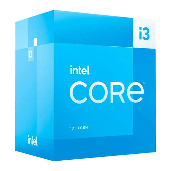 Intel Core i3-13100 4C 3.4GHz 12MB 1700P Kutulu Fanlı İşlemci