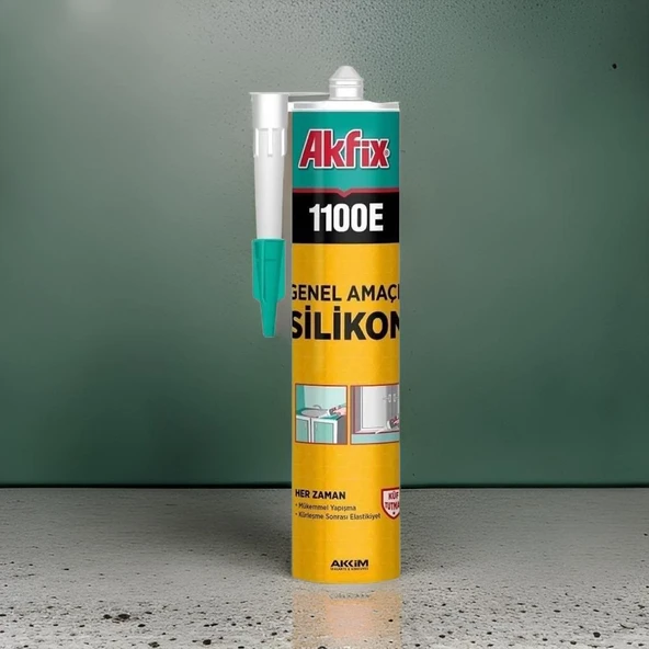 Akfix 1100E Silikon Şeffaf 280gr - 3