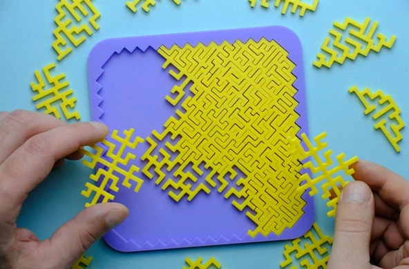 Yetişkinler İçin Geometrik Yapboz - Kendine Güvenen Var Mı?