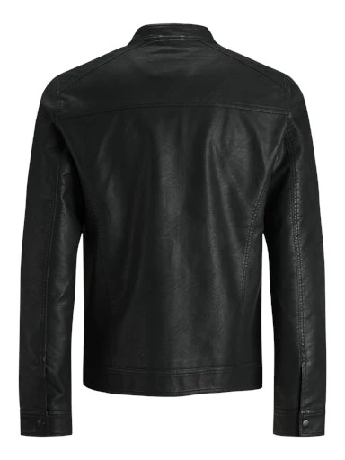 Jack Jones Erkek Warner Erkek Siyah Ceket 12182461S - Resim 4