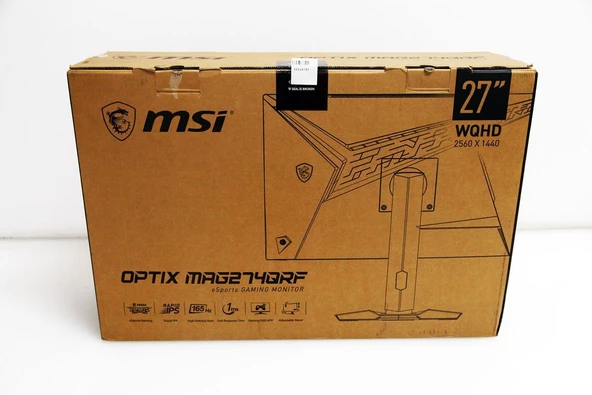 27 MSI OPTIX MAG274QRF FLAT RAPID IPS 2560X1440 (WQHD) 16:9 165HZ 1MS G-SYNC COMPATIBLE GAMING MONITOR - 6