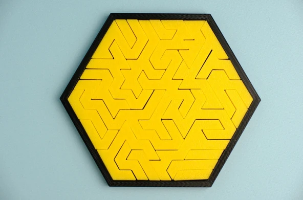 Altıgen Geometrik Tepsi Bulmacası - Ne Dersin? - Resim 5