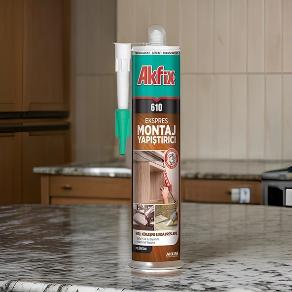 Akfix 610 Ekspres Pu Sıvı Çivi 280ml - Resim 2