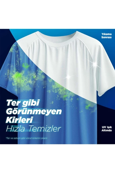 Omo Express Fresh Kötü Koku Karşıtı Beyaz ve Renkliler Sıvı Çamaşır Deterjanı 2 x 1480 ML - 6