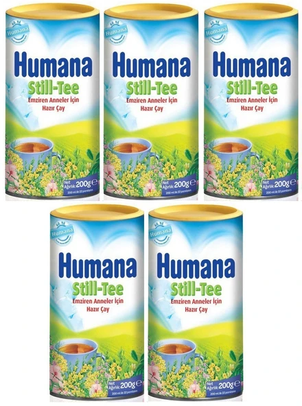 Humana Still Tee Çay 200Gr Emziren Anneler 5 Li Set