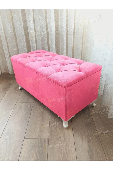 Lüks Sandıklı Kapitone Puf Bench Ayakucu Koltuk ürün görseli