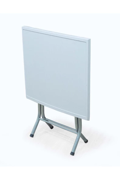 Plastik Beyaz Katlanabilir Masa (60*60) - 2