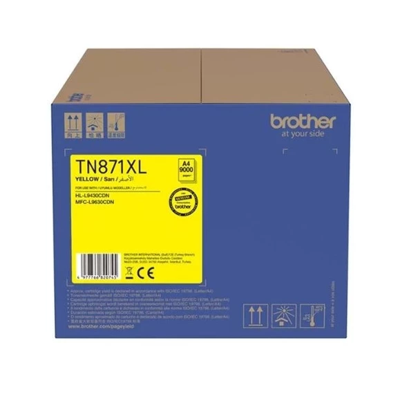 BROTHER TN-871XL Sari Orjinal Toner Yüksek Kapasite