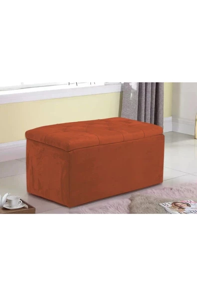 Lüks Sandıklı Kapitoneli Puf 80 cm ürün görseli 1