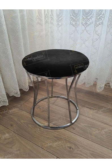 Kum Saati Düz Makyaj Pufu Gümüş ürün görseli 1