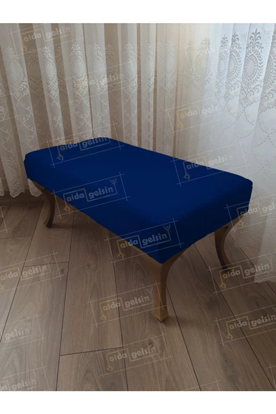 Ayak Ucu Kapı Önü Antre Düz Bench Puf Orta Sehpa Gold Ayak (90*45)