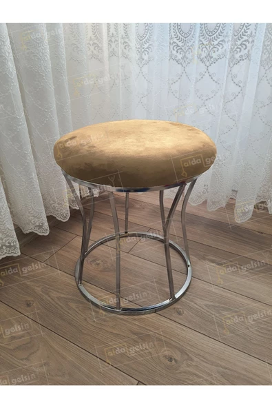 Kum Saati Düz Makyaj Pufu Gümüş ürün görseli 1