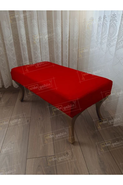 Ayak Ucu Kapı Önü Antre Düz Bench Puf Orta Sehpa Gold Ayak (90*45) ürün görseli 1
