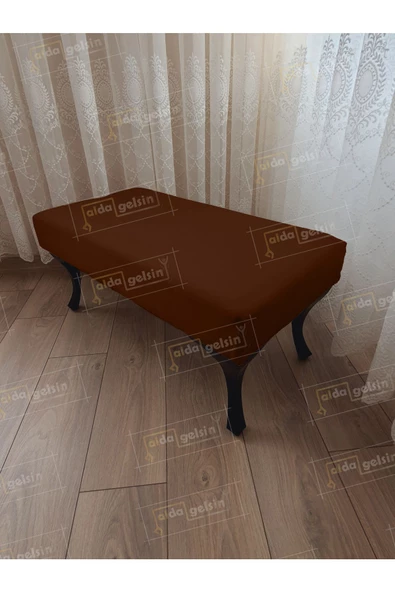 Ayak Ucu Kapı Önü Antre Düz Bench Puf Orta Sehpa Siyah Ayak (120*45)
