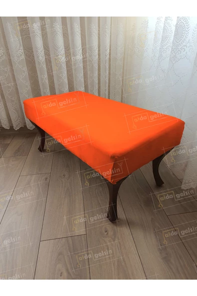 Ayak Ucu Kapı Önü Antre Düz Bench Puf Orta Sehpa Ceviz Ayak (100*45)