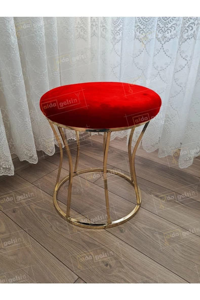 Kum Saati Düz Makyaj Pufu Gold