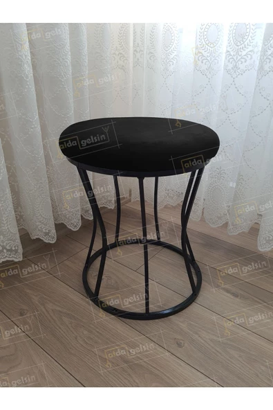 Kum Saati Düz Makyaj Pufu Kara İnci ürün görseli 1