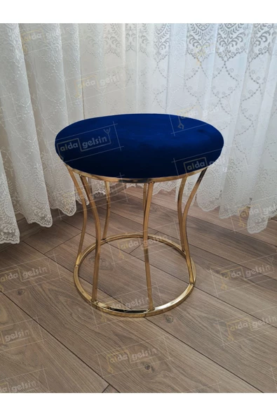 Kum Saati Düz Makyaj Pufu Gold