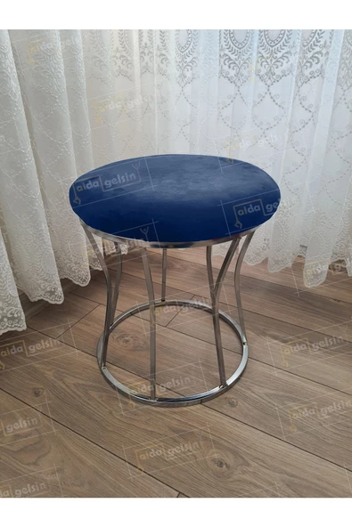 Kum Saati Düz Makyaj Pufu Gümüş ürün görseli 1