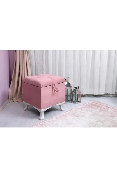Lüks Sandıklı Kapitoneli Puf 45*45 Cm - 1