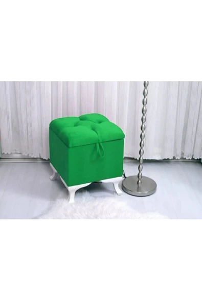 Lüks Sandıklı Kapitoneli Puf 45*45 Cm ürün görseli