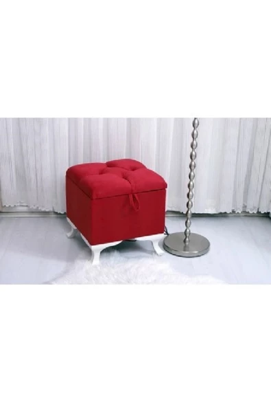 Lüks Sandıklı Kapitoneli Puf 45*45 Cm ürün görseli 1