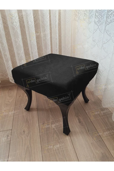 Ayak Ucu Kapı Önü Antre Düz Bench Puf Siyah Ayak ürün görseli 1
