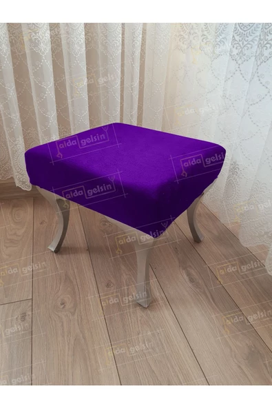 Ayak Ucu Kapı Önü Antre Düz Bench Puf Gümüş Ayak ürün görseli 1