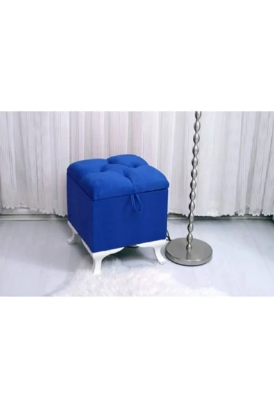 Lüks Sandıklı Kapitoneli Puf 45*45 Cm ürün görseli 1