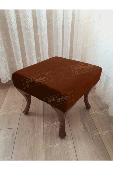 Ayak Ucu Kapı Önü Antre Düz Bench Puf Ceviz Ayak ürün görseli 1