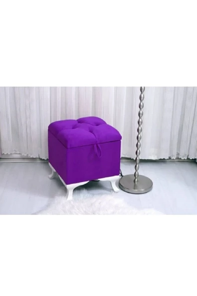 Lüks Sandıklı Kapitoneli Puf 45*45 Cm ürün görseli