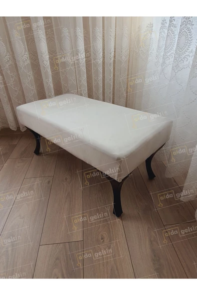 Ayak Ucu Kapı Önü Antre Düz Bench Puf Orta Sehpa Siyah Ayak (110*45) ürün görseli