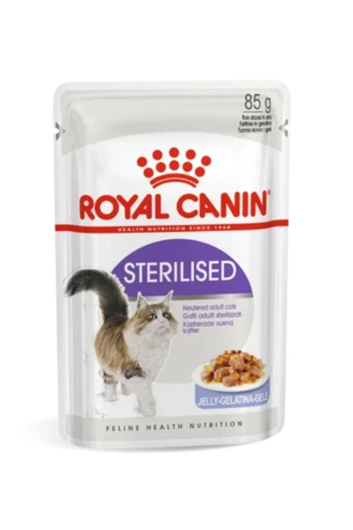 Royal Canin  12 Adet Kısırlaştırılmış Yetişkin Kediler Için Jöle Içinde Taneler 85 Gr