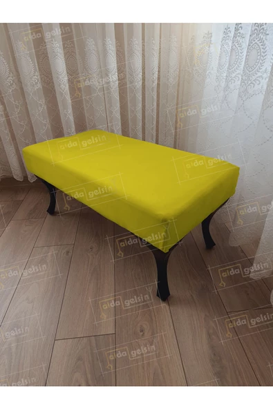 Ayak Ucu Kapı Önü Antre Düz Bench Puf Orta Sehpa Siyah Ayak (110*45) ürün görseli 1