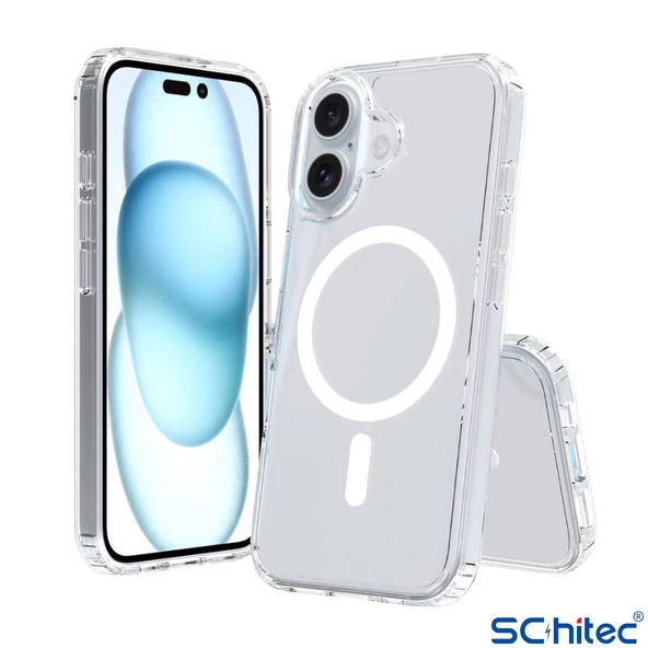 ScHitec İphone 16 Magsafe Özellikli Şeffaf Kılıf - 2