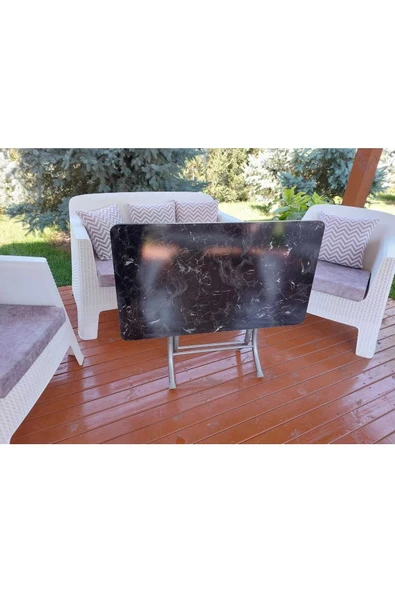 Dekoratif Katlanır Masa Bahçe Ve Çalışma Masası (60*110)