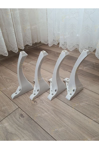 Mobilya Koltuk Sehpa Komidin Puf Bench Lükens Ayak 28 cm 4 Adet