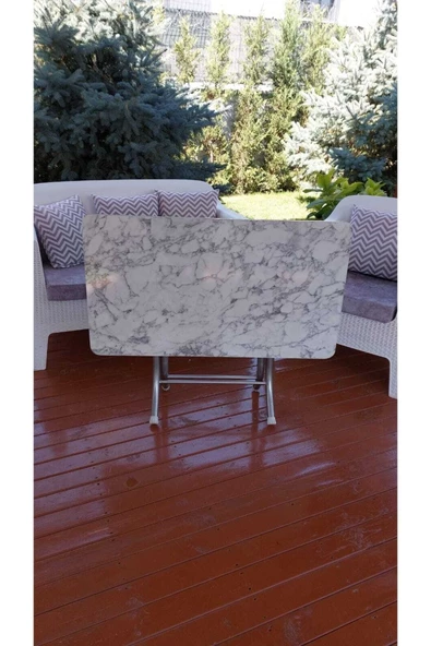 Dekoratif Katlanır Masa Bahçe Ve Çalışma Masası (60*110)