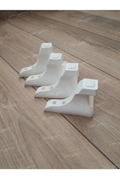 Mobilya Koltuk Sehpa Komidin Puf Bench Lükens Ayak 10 cm 4 Adet - 3