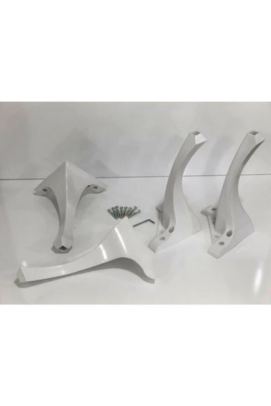 Puf Sehpa Bench Ayağı 4 lü Lükens Plastik Dekoratif Ayak - 2