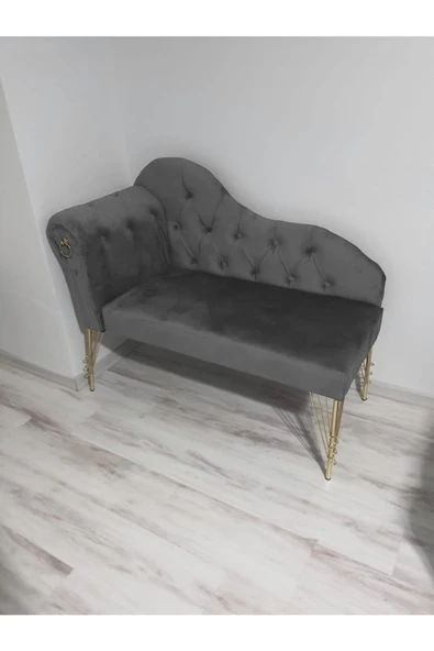 Metalda Josefin Bench Koltuk Berjer Gold Seri 130 Cm