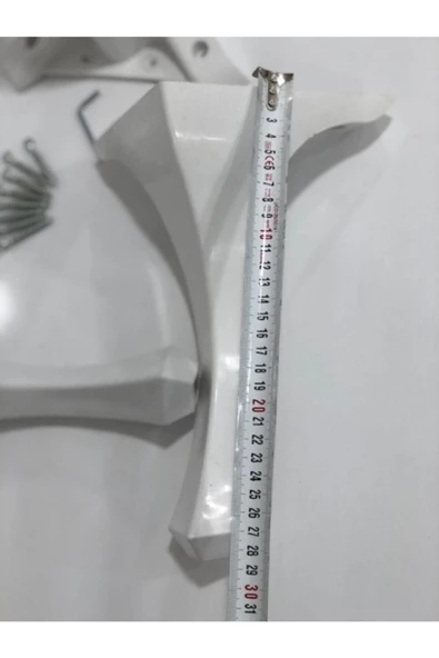 4'lü Lükens 28 cm Dekoratif Sehpa Puf Komidin Ayağı - Masa Ayakları - 28 cm - 5