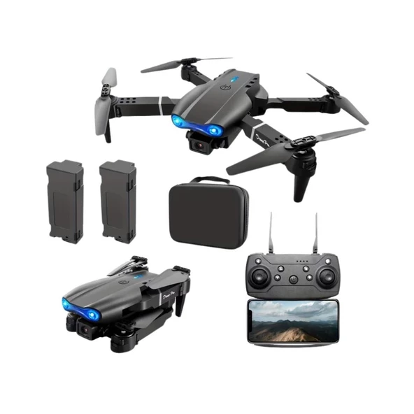 Pro RC katlanabilir Drone 4K profesyonel kamera HD Wifi Fpv fotoğraf Quadcopter modeli Selfie Drones - 2