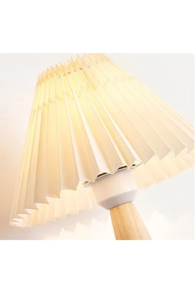 burenze Modern Tasarım Umbrella Şapka Avize Aplik Abajur Şapkası Avize Başlığı Krem Renk Küçük Boy - Resim 2