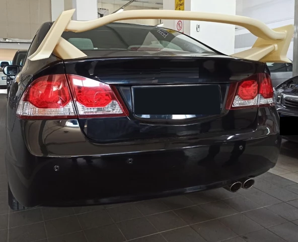 CIVIC FD6 2006-2012 IÇIN UYUMLU TYPER SPOILER (BOYASIZ) - 5