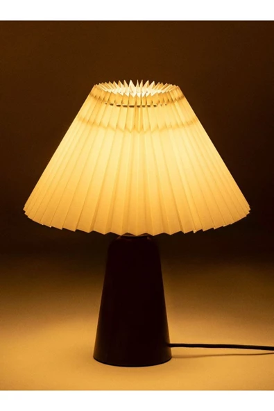 burenze Modern Abajur Umbrella Abajur Şık Görsellik Katar Masa Lambası Elektrik Ile Çalışır - Resim 2