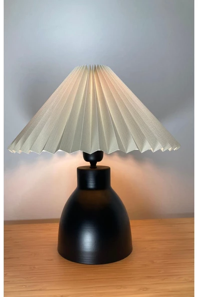 burenze Modern Abajur Umbrella Abajur Şık Görsellik Katar Masa Lambası Elektrik Ile Çalışır - Resim 3