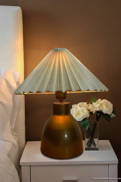 burenze Modern Abajur Umbrella Abajur Şık Görsellik Katar Masa Lambası Elektrik Ile Çalışır